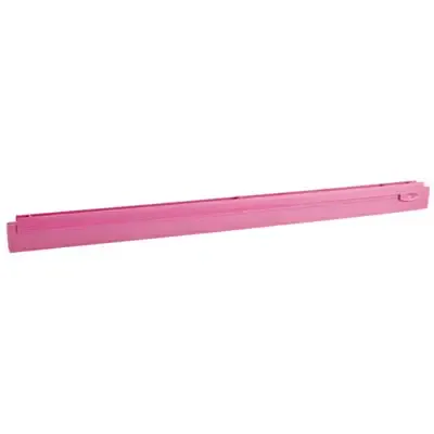 Full Colour Hygiëne Vervangingscassette Van Polypropyleen En Dubbelblad Van 2 Componenten Rubber 60cm Breed Roze -Horecavoordeel