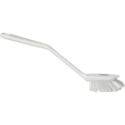 Medium Vaatwas borstel Met Polyester Vezels 280x60x55mm Wit -Horecavoordeel.com-