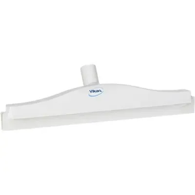Full Colour Hygiëne Vloertrekker Met Flexibele Polypropyleen Nek En Tpe Rubber 40cm Breed Wit -Horecavoordeel.com-