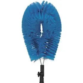 Zachte Externe Buizenreiniger In Hoek Verstelbare Borstel In Vorm Buigbaar Met Zachte Polyester Vezels Blauw -Horecavoordeel.com