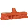 Harde Vloerschrobber Met Polyester Vezels 305x85x110mm Vezellengte: 45mm Oranje -Horecavoordeel.com-
