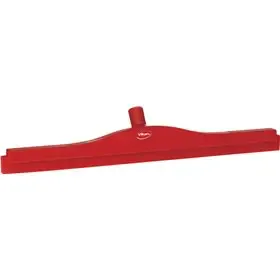 Full Colour Hygiëne Vloertrekker Met Flexibele Polypropyleen Nek En Tpe Rubber 60cm Breed Rood -Horecavoordeel.com-
