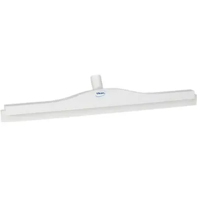 Full Colour Hygiëne Vloertrekker Met Flexibele Polypropyleen Nek En Tpe Rubber 60cm Breed Wit -Horecavoordeel.com-