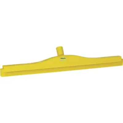 Full Colour Hygiëne Vloertrekker Met Flexibele Polypropyleen Nek En Tpe Rubber 60cm Breed Geel -Horecavoordeel.com-