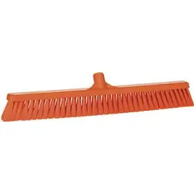 Zachte Brede Veger Met Polyester Vezels 610x65x125mm Oranje* -Horecavoordeel.com-