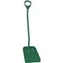 Ergonomische Schop Met Lange Steel En Groot Blad Van Polypropyleen Hoogte 1310mm 380x340x90mm Groen -Horecavoordeel.com-