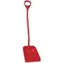 Ergonomische Schop Met Lange Steel En Groot Blad Van Polypropyleen Hoogte 1310mm 380x340x90mm Rood -Horecavoordeel.com-