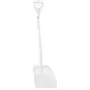 Ergonomische Schop Met Lange Steel En Groot Blad Van Polypropyleen Hoogte 1310mm 380x340x90mm Wit -Horecavoordeel.com-