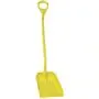 Ergonomische Schop Met Lange Steel En Groot Blad Van Polypropyleen Hoogte 1310mm 380x340x90mm Geel -Horecavoordeel.com-