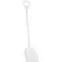 Ergonomische Schop Met Lange Steel En Klein Blad Van Polypropyleen Hoogte 1280mm 340x270x75mm Wit -Horecavoordeel.com-