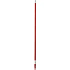 Ergonomische Telescopische Steel Met Waterdoorvoer Met Nippel Voor Snelkoppeling Rood -Horecavoordeel.com-