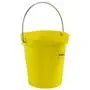 Emmer 6 Liter Van Polypropyleen En Roestvrij Staal 260x270x258mm Geel -Horecavoordeel.com-