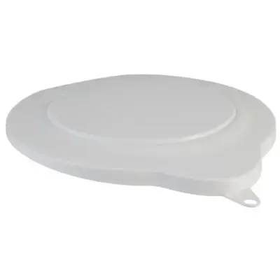 Emmerdeksel Voor 6 Liter Emmer Polypropyleen 295x250x20mm Wit -Horecavoordeel.com-