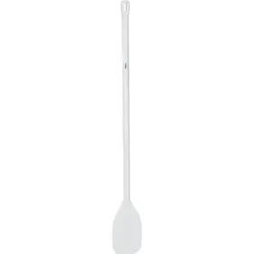 Witte Roerspatel Met Lange Steel Van Polypropyleen Steel 1200mmxø 31mm Spatelblad Zonder Gaten 160x270mm -Horecavoordeel.com-