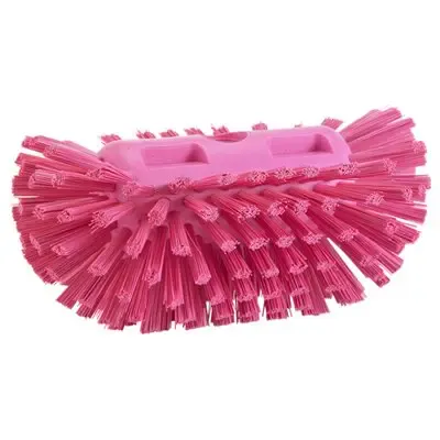Harde Tankborstel Polyester Vezels 205x130x100mm Roze -Horecavoordeel.com-