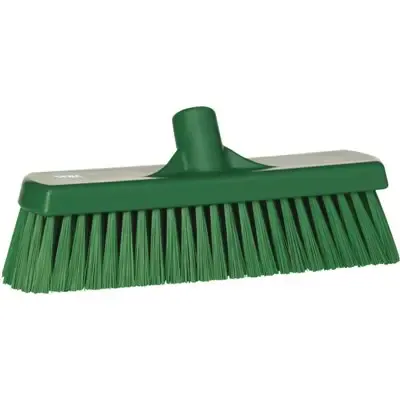 Medium Vloerveger Met Polyester Vezels 300x90x130mm Vezellengte: 63mm Groen -Horecavoordeel.com-