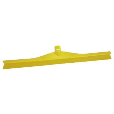 Ultra Hygiëne Vloertrekker Van Polypropyleen En Tpe Rubber 60cm Breed Geel -Horecavoordeel.com-