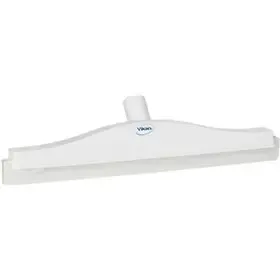 Full Colour Hygiëne Vloertrekker Met Vaste Polypropyleen Nek En Tpe Rubber 40cm Breed Wit -Horecavoordeel.com-