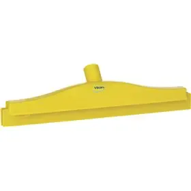 Full Colour Hygiëne Vloertrekker Met Vaste Polypropyleen Nek En Tpe Rubber 40cm Breed Geel -Horecavoordeel.com-