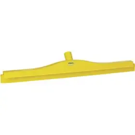 Full Colour Hygiëne Vloertrekker Met Vaste Polypropyleen Nek En Tpe Rubber 60cm Breed Geel -Horecavoordeel.com-