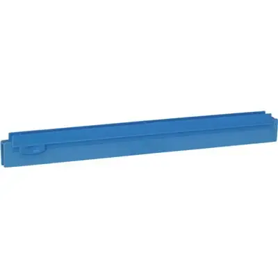 Full Colour Hygiëne Vervangingscassette Van Polypropyleen En Dubbelblad Van 2 Componenten Rubber 40cm Breed Blauw -Horecavoordee