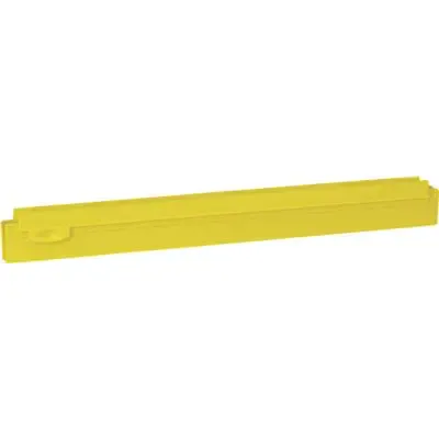 Full Colour Hygiëne Vervangingscassette Van Polypropyleen En Dubbelblad Van 2 Componenten Rubber 40cm Breed Geel -Horecavoordeel