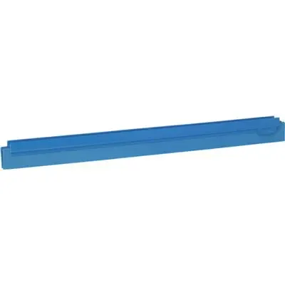 Full Colour Hygiëne Vervangingscassette Van Polypropyleen En Dubbelblad Van 2 Componenten Rubber 50cm Breed Blauw -Horecavoordee