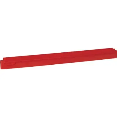 Full Colour Hygiëne Vervangingscassette Van Polypropyleen En Dubbelblad Van 2 Componenten Rubber 50cm Breed Rood -Horecavoordeel