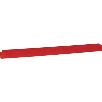 Full Colour Hygiëne Vervangingscassette Van Polypropyleen En Dubbelblad Van 2 Componenten Rubber 60cm Breed Rood -Horecavoordeel