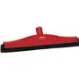 Klassieke Vloertrekker Met Vaste Polypropyleen Nek En Zwarte Schuimrubber Cassette 40cm Breed Rood -Horecavoordeel.com-