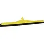 Klassieke Vloertrekker Met Vaste Polypropyleen Nek En Zwarte Schuimrubber Cassette 60cm Breed Geel -Horecavoordeel.com-