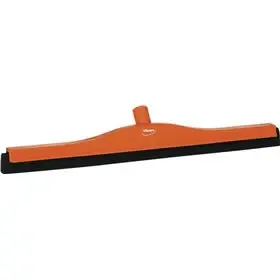 Klassieke Vloertrekker Met Vaste Polypropyleen Nek En Zwarte Schuimrubber Cassette 60cm Breed Oranje -Horecavoordeel.com-