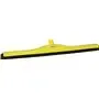 Klassieke Vloertrekker Met Vaste Polypropyleen Nek En Zwarte Schuimrubber Cassette 70cm Breed Geel -Horecavoordeel.com-