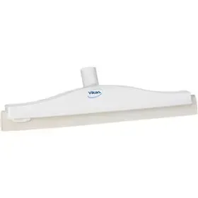 Klassieke Vloertrekker Met Flexibele Polypropyleen Nek En Witte Schuimrubber Cassette 40cm Breed Wit -Horecavoordeel.com-