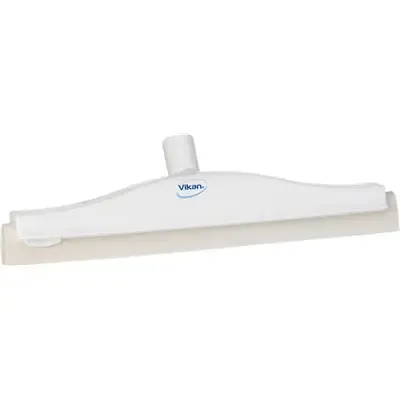 Klassieke Vloertrekker Met Flexibele Polypropyleen Nek En Witte Schuimrubber Cassette 40cm Breed Wit -Horecavoordeel.com-