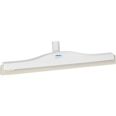 Klassieke Vloertrekker Met Flexibele Polypropyleen Nek En Witte Schuimrubber Cassette 50cm Breed Wit -Horecavoordeel.com-