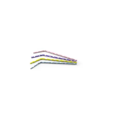 Buigrietje Papier (FSC®) Gestippeld Assortiment  ø 6 mm / 24cm -Horecavoordeel.com-
