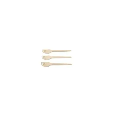 Snackvork Hout (FSC®)  135 mm -Horecavoordeel.com-