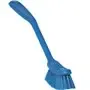 Vikan Smalle Medium Vaatwas borstel Met Polyester Vezels 290x25x65mm Blauw