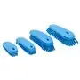 Vikan Harde Nagelborstel - Kleine Werkborstel Met Polyester Vezels 130x50x40mm Blauw
