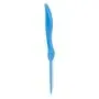 Vikan Rechte Smalle Handschraper Polypropyleen 75x18x210mm Blauw