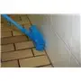 Vikan Hoekschrobber Met Harde Polyester Vezels 265x150x100mm Vezellengte: 45mm Blauw