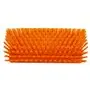 Vikan Hoekschrobber Met Harde Polyester Vezels 265x150x100mm Vezellengte: 45mm Oranje