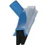 Vikan Klassieke Vloertrekker Met Vaste Polypropyleen Nek En Zwarte Schuimrubber Cassette 40cm Breed Blauw