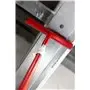 Vikan Ergonomische Telescopische Steel 160-278cm Met Waterdoorvoer Met Nippel Voor Snelkoppeling Rood