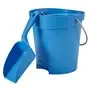 Vikan Rechte Kleine 05 Liter Handschep Van Polypropyleen 300x95x80mm Blauw