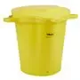 Vikan Emmer 20 Liter Van Polypropyleen En Roestvrij Staal 380x470x470mm Zie Ook Emmerdeksel 5693 Geel