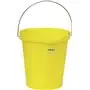 Vikan Emmer 12 Liter Van Polypropyleen En Roestvrij Staal 325x330x330mm Geel
