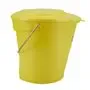 Vikan Emmer 12 Liter Van Polypropyleen En Roestvrij Staal 325x330x330mm Geel
