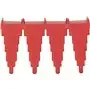 Vikan Wandhouder Polypropyleen 240x170x60mm Rood